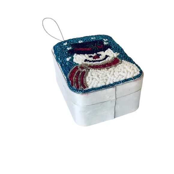 Snowman Christmas Ornament Box - Picture 2 of 4